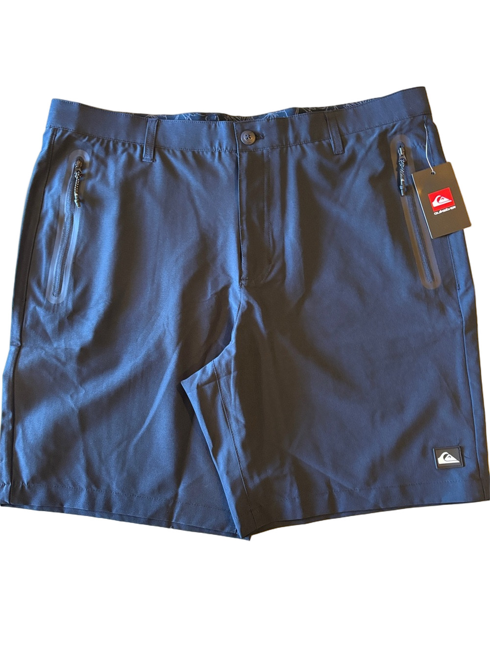 Quiksilver Men’s Navy Stretch Hybrid Walk Shorts Size 38 NWT